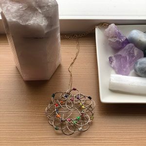 Beaded Flower Necklace